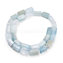 Natürliche Aquamarin Perlen Stränge&nbsp;G-F836-B10-01