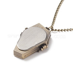 Rétro alliage montres de poche pendentif crâne&nbsp;WACH-H016-11AB