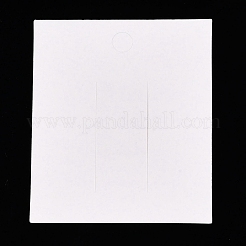 Cartes de présentation de pinces à cheveux rectangulaires en papier dégradé de couleurs avec trou de suspension&nbsp;CDIS-T004-19D