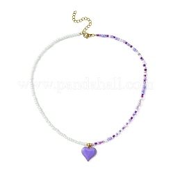 Colliers avec pendentif en alliage d'émail&nbsp;NJEW-JN04457