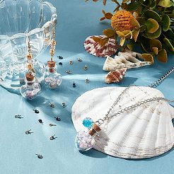 40 stücke 4 farben ionen beschichtung (ip) 304 edelstahl tasse perle peg kautionen pin anhänger&nbsp;STAS-UN0032-70