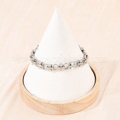 Gliederkettenarmbänder aus 304 Edelstahl für Damen&nbsp;BJEW-H207-01E-P