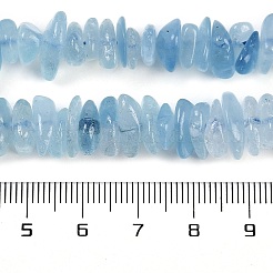 Natürliche Aquamarin Perlen Stränge&nbsp;G-E271-96B