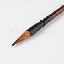 Chinesischer Kalligraphie-Pinselstift aus Holz&nbsp;AJEW-WH0049-C03