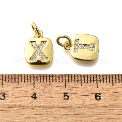 26 Stück Messing-Mikropavé-Zirkonia-Anhänger&nbsp;KK-R218-03G