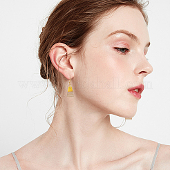 Kits de fabrication de boucles d'oreilles pendantes 2 couleur à faire soi-même&nbsp;DIY-OC0006-49
