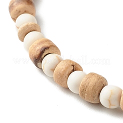 Ensemble de bracelets extensibles synthétiques turquoise (teints) à puissance énergétique pour filles et femmes&nbsp;BJEW-JB06785