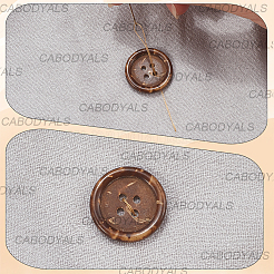 150 pz 3 stili bottoni in cocco a 4 fori&nbsp;DIY-CY0001-48