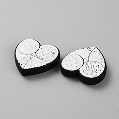 Cuentas focales de silicona con tema gótico&nbsp;SIL-CJC0015-02C
