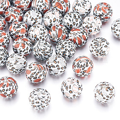 50 Stück 5 Farben Silikon-Fokalperlen&nbsp;SIL-TA0002-39