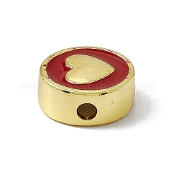 Messing Emaille-Perlen&nbsp;KK-F814-06G-M