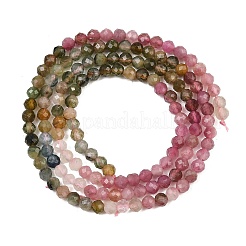 Fili di perle di tormalina multicolore naturale&nbsp;G-H266-15B-01