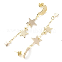 Clous d'oreilles en laiton&nbsp;EJEW-TA00583