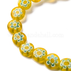 Handgemachte Millefiori Bunte Malerei Perlen Stränge&nbsp;LAMP-G164-12B