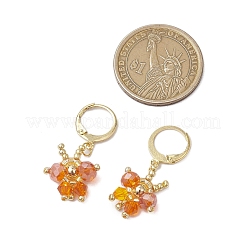 Orecchini a farfalla in acciaio inossidabile 304 con chiusura a leva per donna&nbsp;EJEW-MZ00380-01