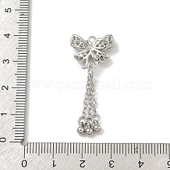 Messing micro pave klare zirkonia anhänger&nbsp;KK-D228-02P-02