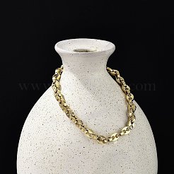 Pulseras de cadena de granos de café de acero inoxidable 304 para mujeres y hombres.&nbsp;BJEW-F488-01G-01