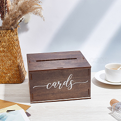 Aufbewahrungsboxen für Grußkarten aus Holz&nbsp;CON-WH0107-81
