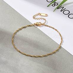 304 Edelstahl Singapur Kettenarmbänder&nbsp;BJEW-JB06269