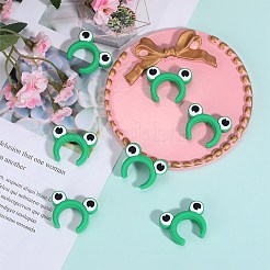 10 pièce de perles focales en silicone de qualité alimentaire grenouille&nbsp;SIL-SZ0001-68