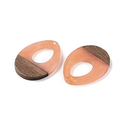 Colgantes de resina & madera&nbsp;WOOD-F015-17B