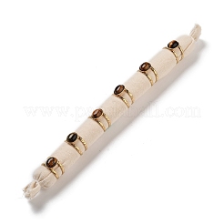 Offene Manschettenringe aus Ionenplattierung (IP) 304 Edelstahl&nbsp;RJEW-F167-04G-01