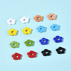 16pcs 8 Farben handgemachte Bunte Malerei-Perlen&nbsp;LAMP-FS0001-27