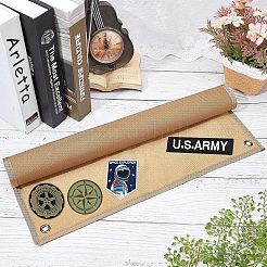Tissu d'affichage d'insigne en nylon&nbsp;DJEW-WH0011-03B