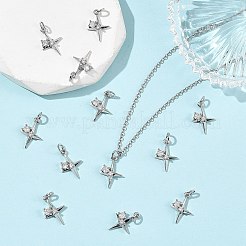 Shegrace Messing-Anhänger mit Mikropavé-Fassung aus klaren Zirkonia&nbsp;XGRQ4N986-735P