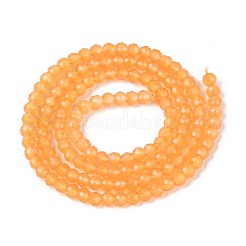 Chapelets de perles en verre imitation jade&nbsp;GLAA-T028-3mm-11C