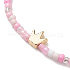 3 Stück elastisches Armband aus Glasperlen&nbsp;BJEW-MZ00298