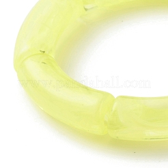 Set di bracciali elastici con perline in tubo acrilico&nbsp;BJEW-JB07772