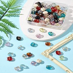 110pcs 11 Farben transparente Acrylperlen&nbsp;MACR-FS0002-07