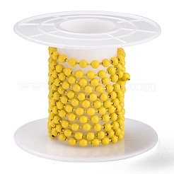 Chaînes à billes en laiton faites à la main&nbsp;KK-J276-16B-P07