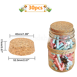 30 Stück Kork-Flaschenverschlüsse&nbsp;AJEW-BC0009-91B