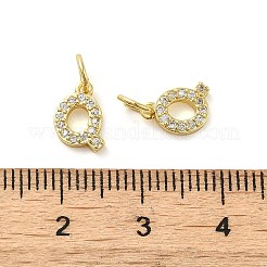 Ottone micro spianare pendenti zirconi&nbsp;KK-M273-02G-Q