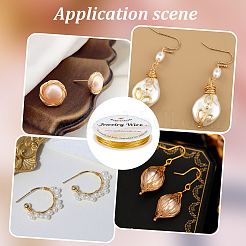 30m Messingdraht&nbsp;KK-BBC0021-58G