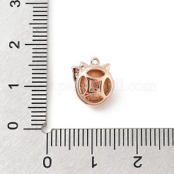 Pendenti in ottone con zirconi cubici&nbsp;LS-KK-E791-01RG