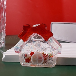 Weihnachtsthema Schneemann/Lebkuchenmann/Haus DIY Silikon-Treibsandformen&nbsp;SIMO-PW0017-12C