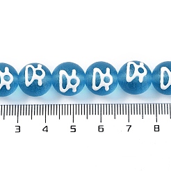 Perles vernissées manuelles&nbsp;GLAA-B021-07B-02