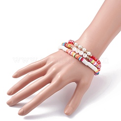 Set di braccialetti elastici d'amore&nbsp;BJEW-JB07155-02