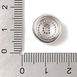 Placage en rack pendentifs en laiton et zircone cubique&nbsp;KK-Z047-07P-D-RS