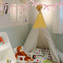 2 Stile Stoff-Bowknot-Banner&nbsp;AJEW-SP0002-70F