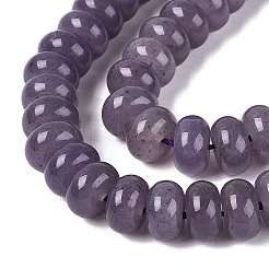 Hilos de abalorios de jade blanco natural&nbsp;G-Q613-01F-26