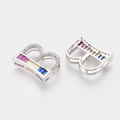 Ottone zirconi fascini dello scorrevole&nbsp;ZIRC-S063-01B-P