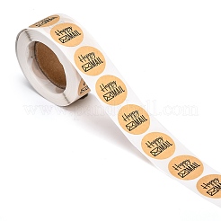 Etiquetas autoadhesivas de etiquetas de regalo de papel kraft&nbsp;LS-DIY-G013-A18