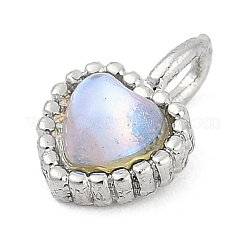 Messing micro pave klar zirkonia charme&nbsp;KK-G522-52P
