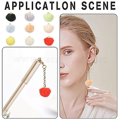 20 Stück Plüsch-Pompon-Anhänger&nbsp;FIND-YW0008-65A