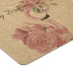 Cartes d'affichage de pinces à cheveux en papier carré&nbsp;DIY-B061-01A-04