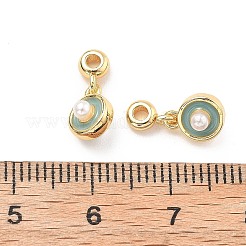 Messing Emaille Anhänger / charms&nbsp;KK-B129-22G